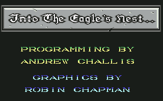 Into The Eagle's Nest screenshot 4 for Commodore 64
